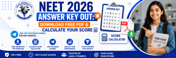 NEET 2026 Answer Key Out: Download Free PDF & Calculate Your Score